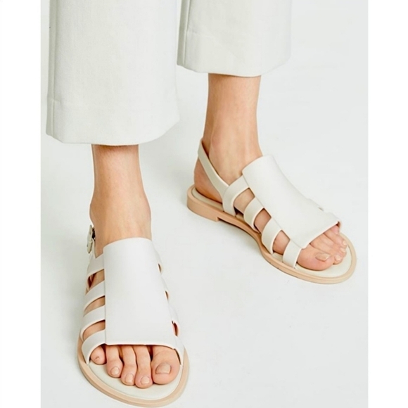 Melissa Boemia Strappy Water Resistant Slingback Sandals Women's Size 9 Taupe - Picture 3 of 10